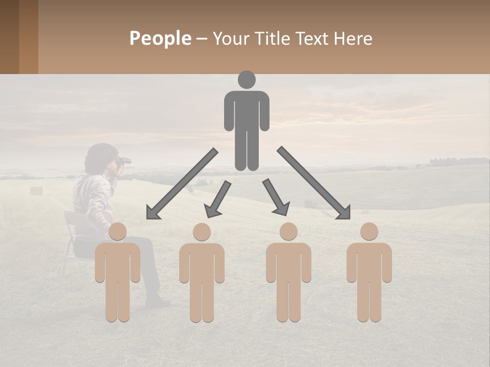 Daughter Sea Beach PowerPoint Template