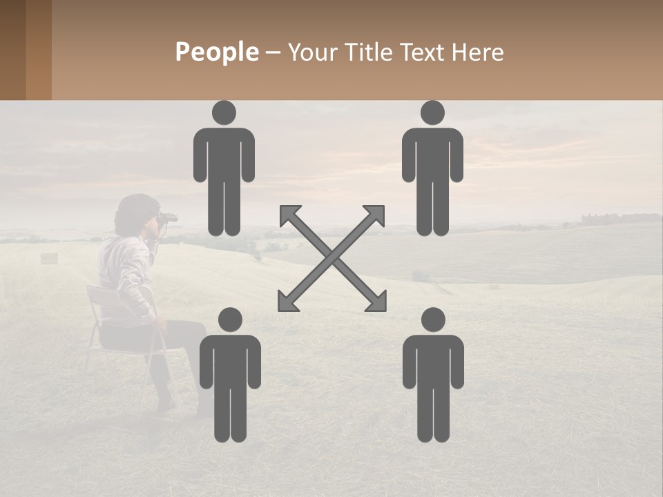 Daughter Sea Beach PowerPoint Template