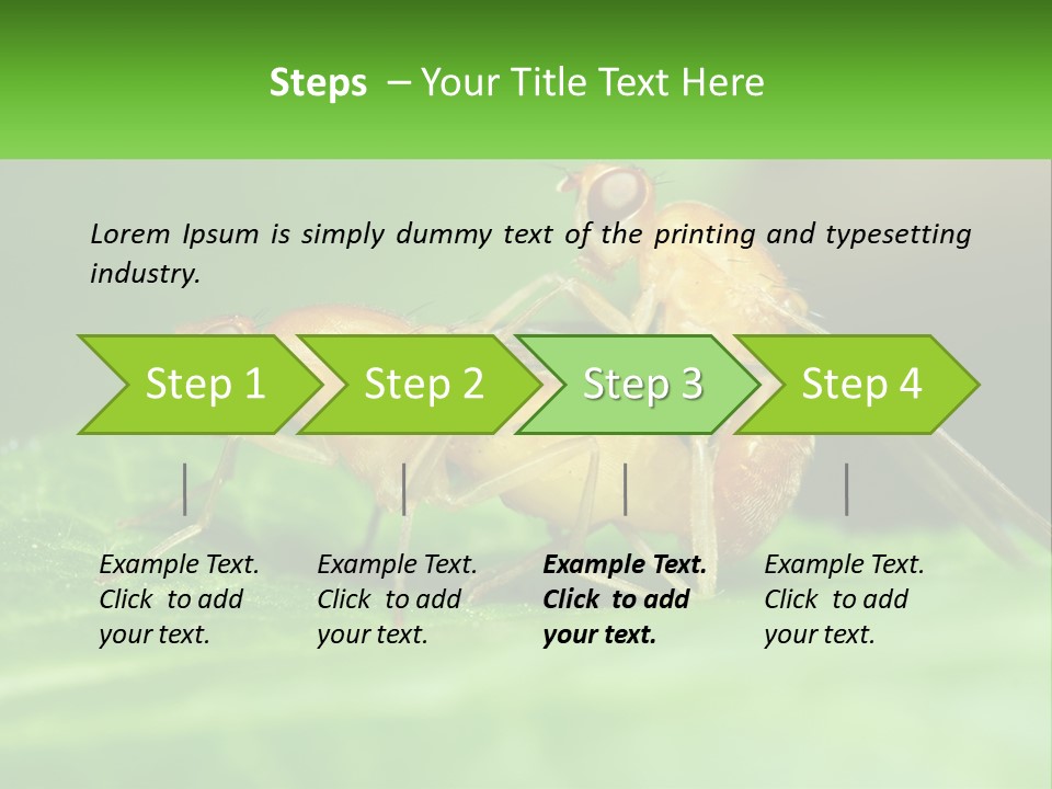 Standing Life Pensioner PowerPoint Template