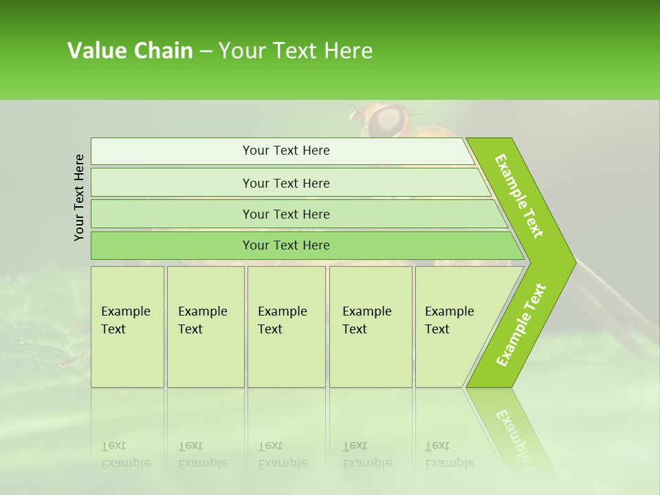 Standing Life Pensioner PowerPoint Template