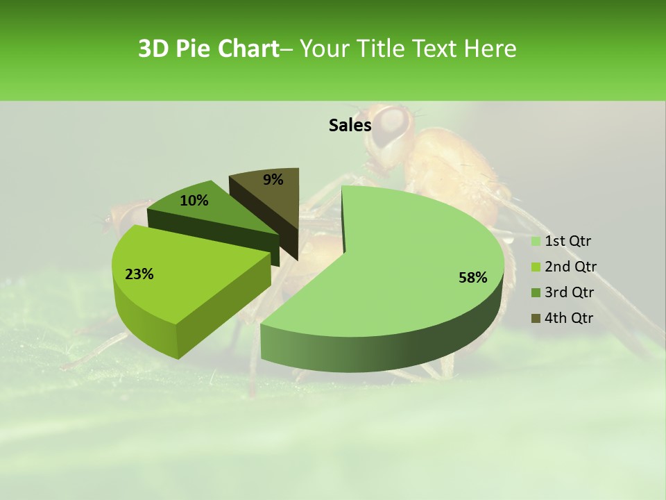 Standing Life Pensioner PowerPoint Template