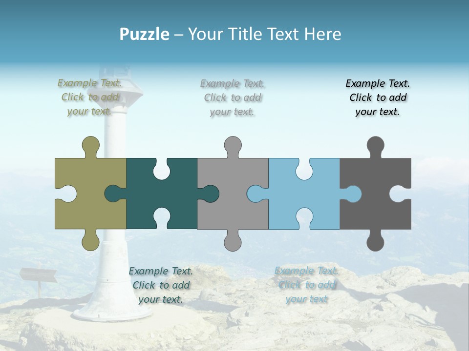 Sea Pensioner Sand PowerPoint Template