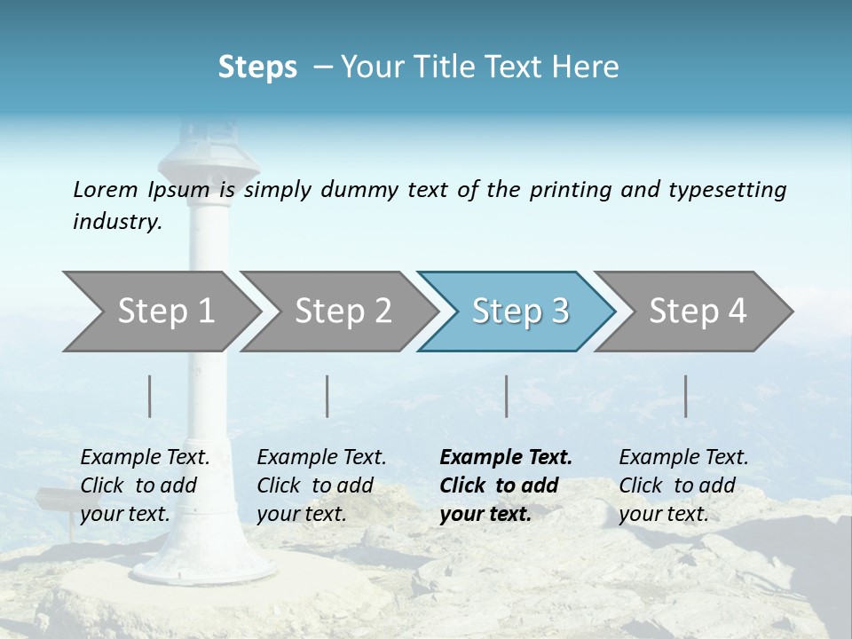 Sea Pensioner Sand PowerPoint Template