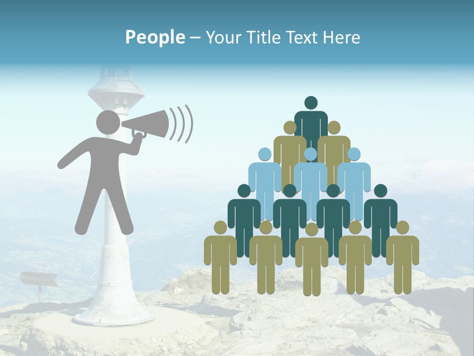 Sea Pensioner Sand PowerPoint Template