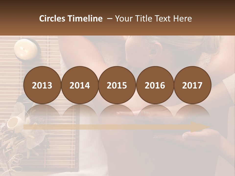 Peaceful Coastal Elderly PowerPoint Template