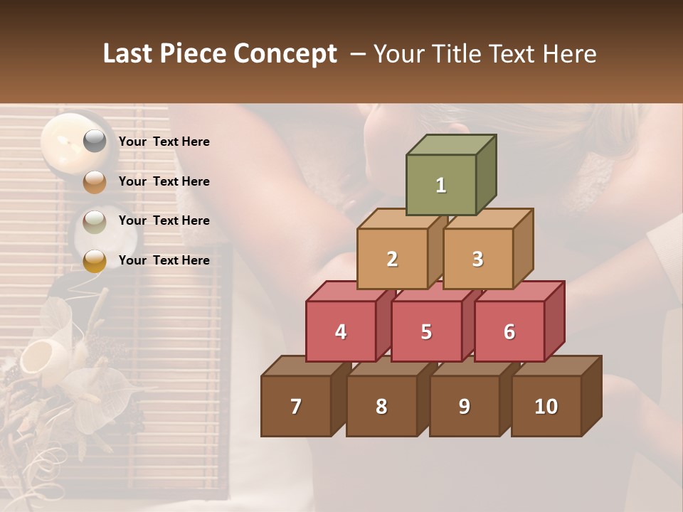 Peaceful Coastal Elderly PowerPoint Template