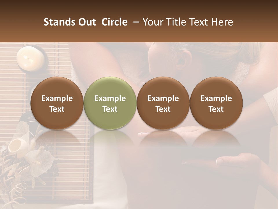 Peaceful Coastal Elderly PowerPoint Template