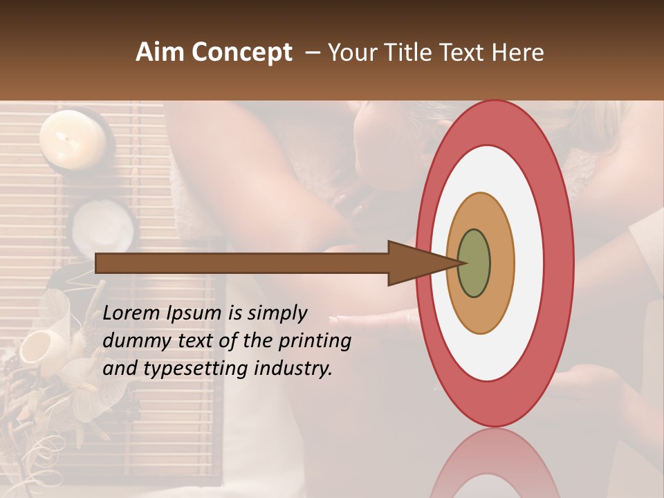 Peaceful Coastal Elderly PowerPoint Template