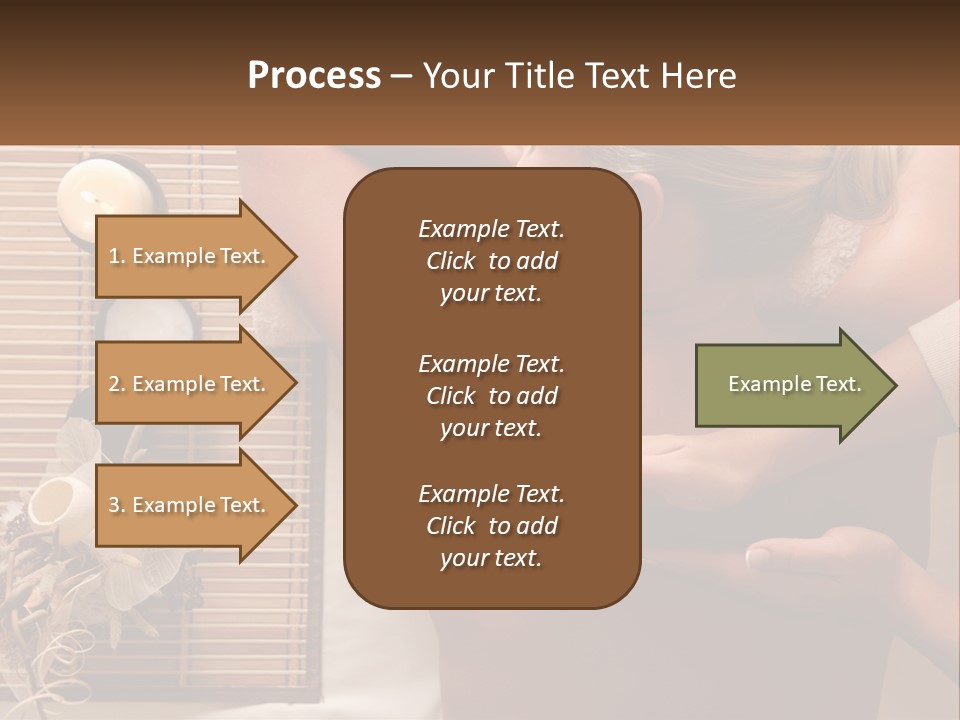 Peaceful Coastal Elderly PowerPoint Template