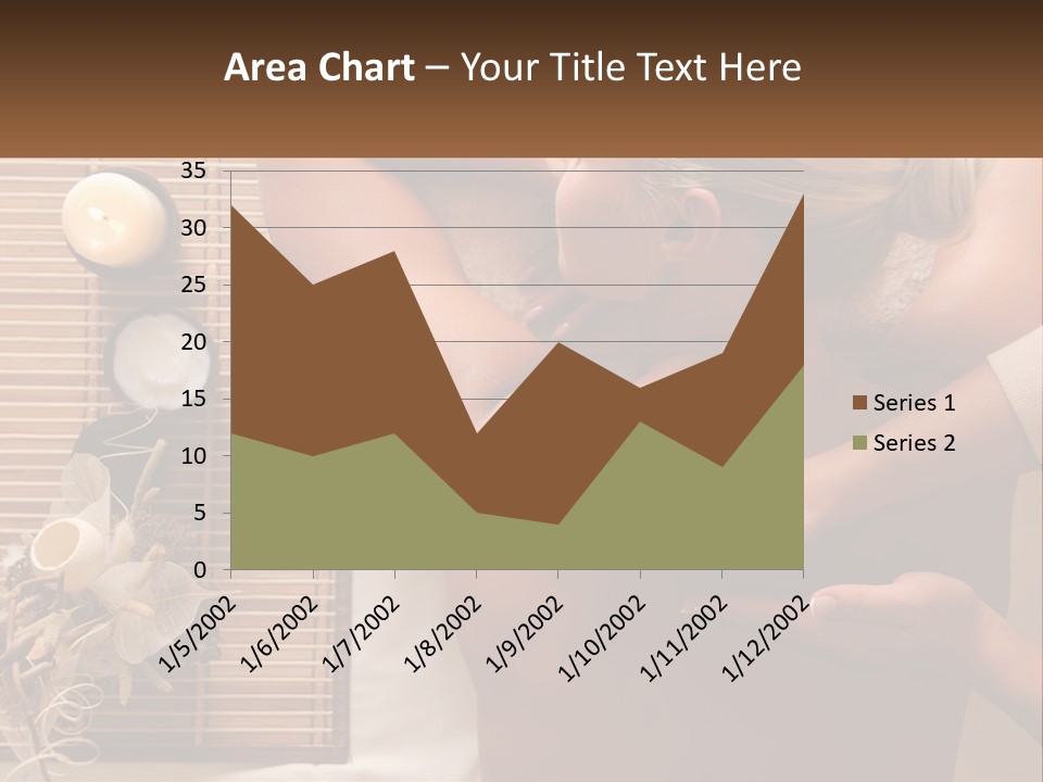 Peaceful Coastal Elderly PowerPoint Template