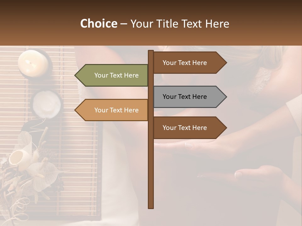 Peaceful Coastal Elderly PowerPoint Template