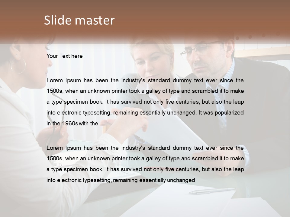 Retirement Coastal Sunset PowerPoint Template