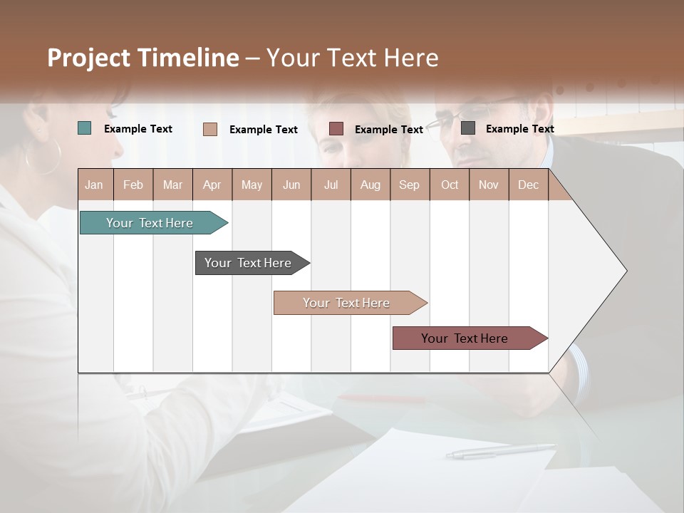 Retirement Coastal Sunset PowerPoint Template