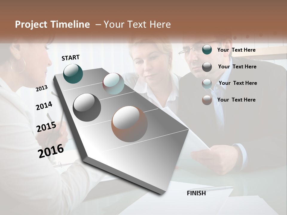 Retirement Coastal Sunset PowerPoint Template