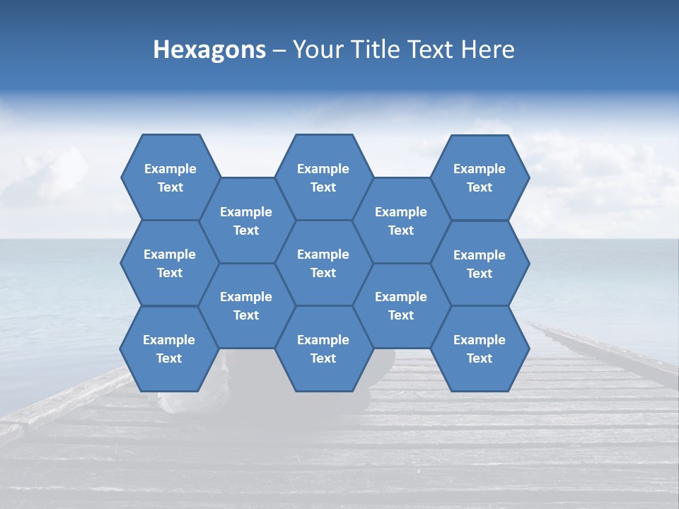 Sad Family Ocean PowerPoint Template