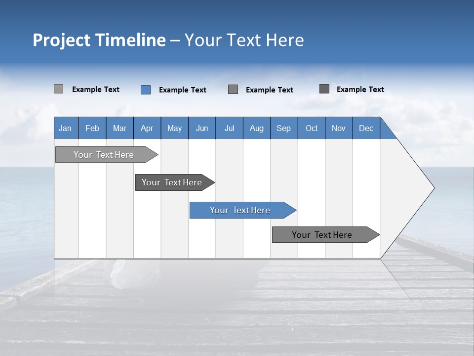 Sad Family Ocean PowerPoint Template