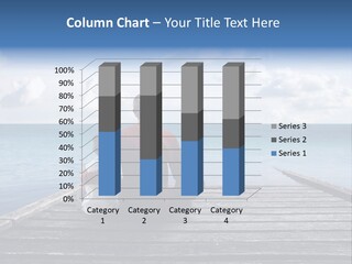 Sad Family Ocean PowerPoint Template