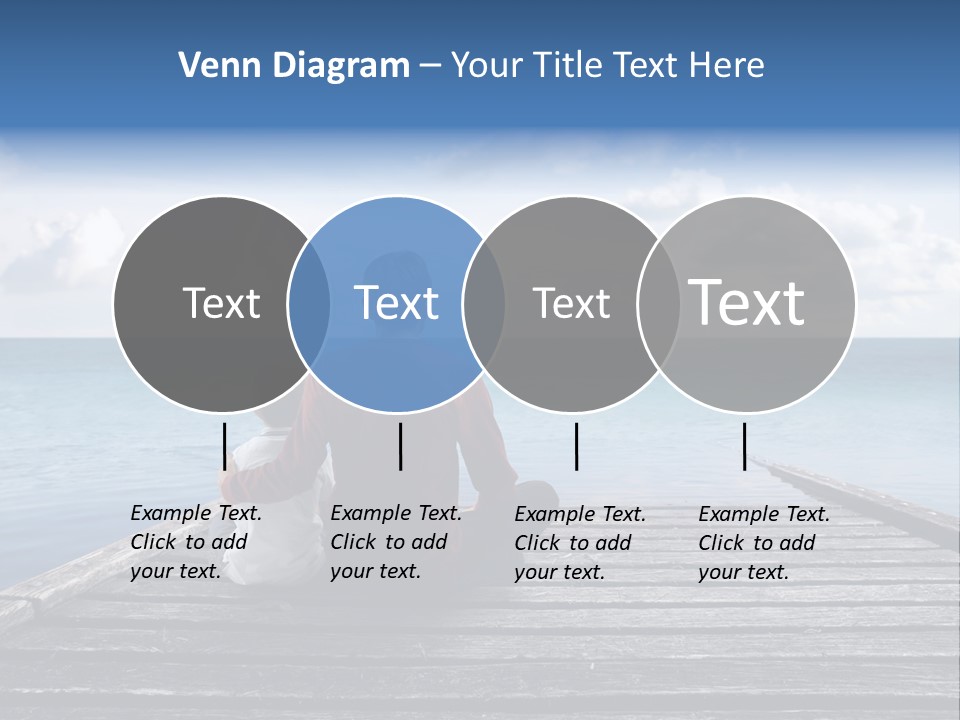 Sad Family Ocean PowerPoint Template