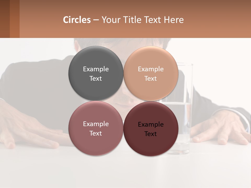 Elderly Sunrise White PowerPoint Template