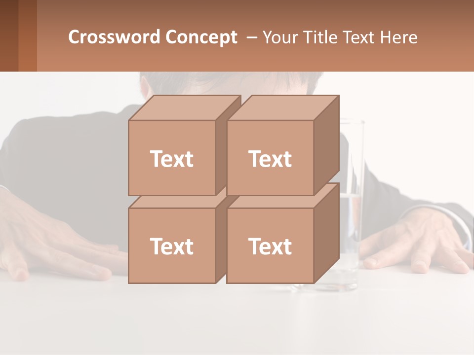 Elderly Sunrise White PowerPoint Template