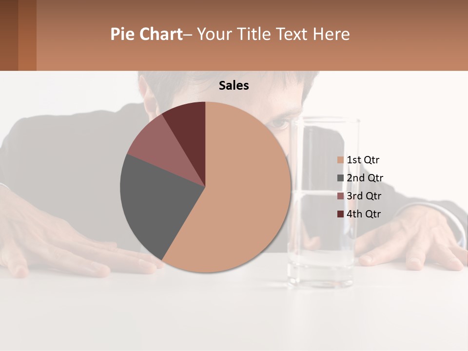 Elderly Sunrise White PowerPoint Template