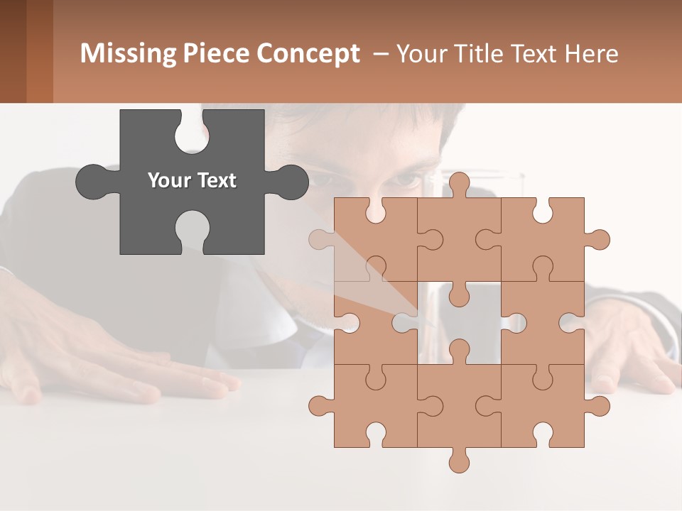 Elderly Sunrise White PowerPoint Template