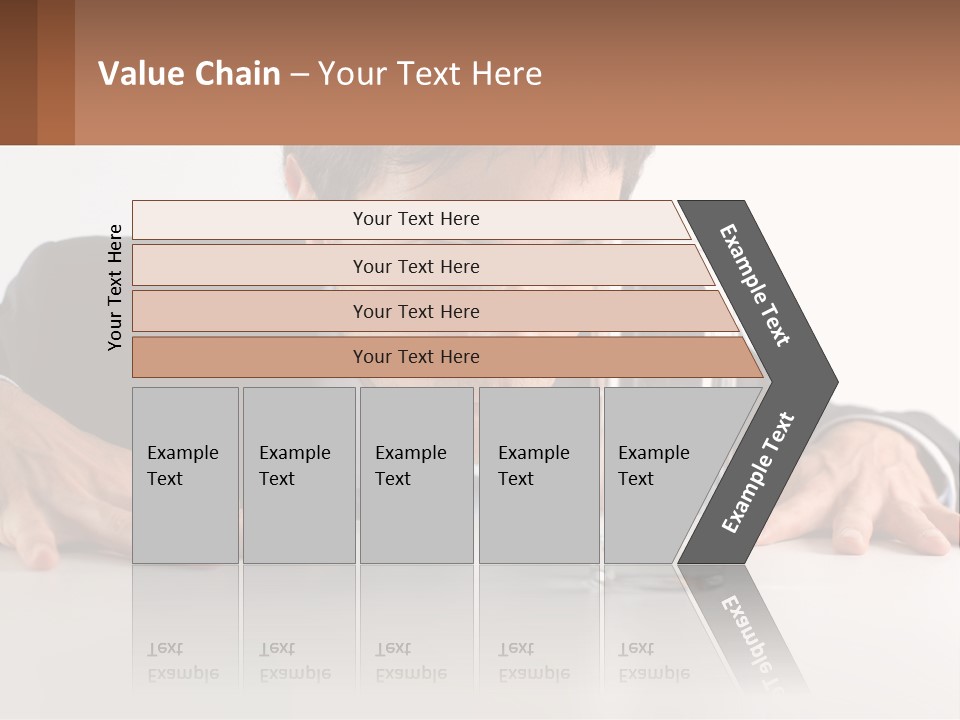Elderly Sunrise White PowerPoint Template