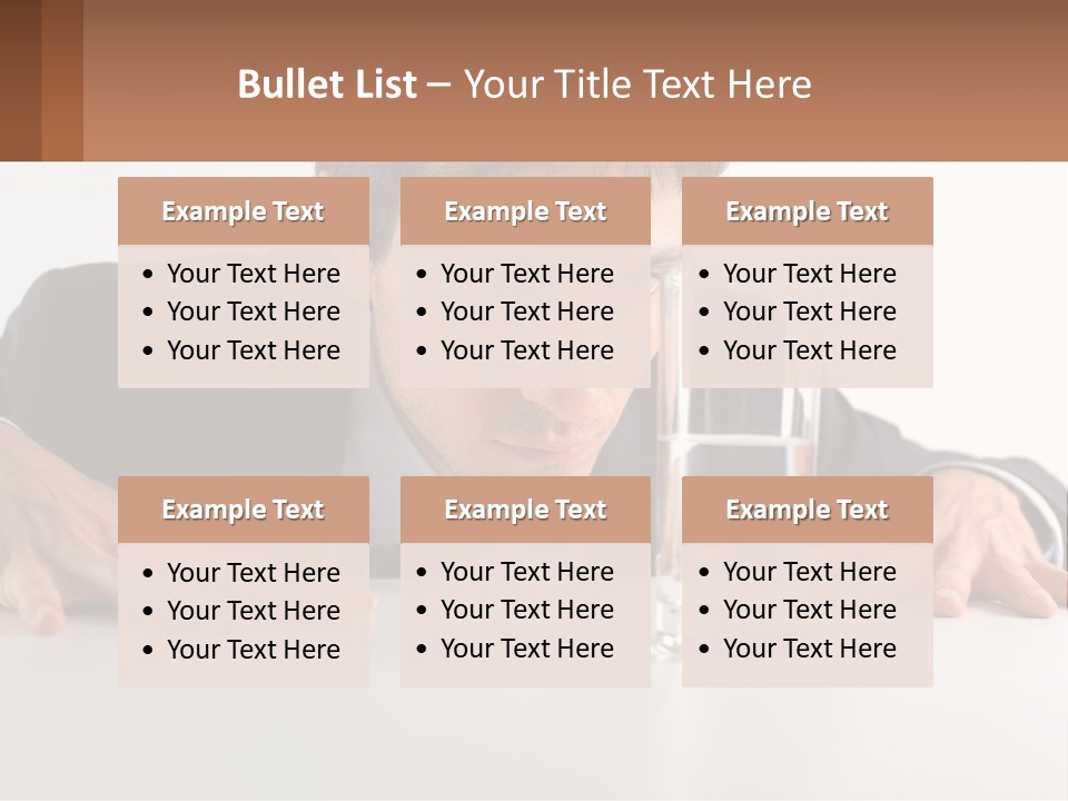 Elderly Sunrise White PowerPoint Template