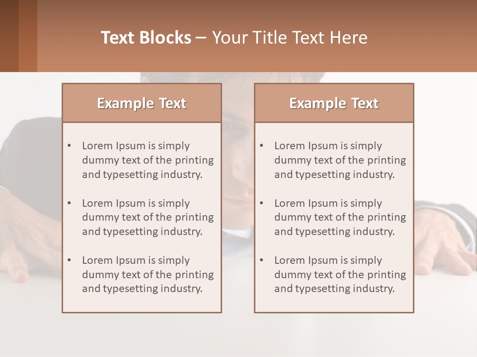 Elderly Sunrise White PowerPoint Template