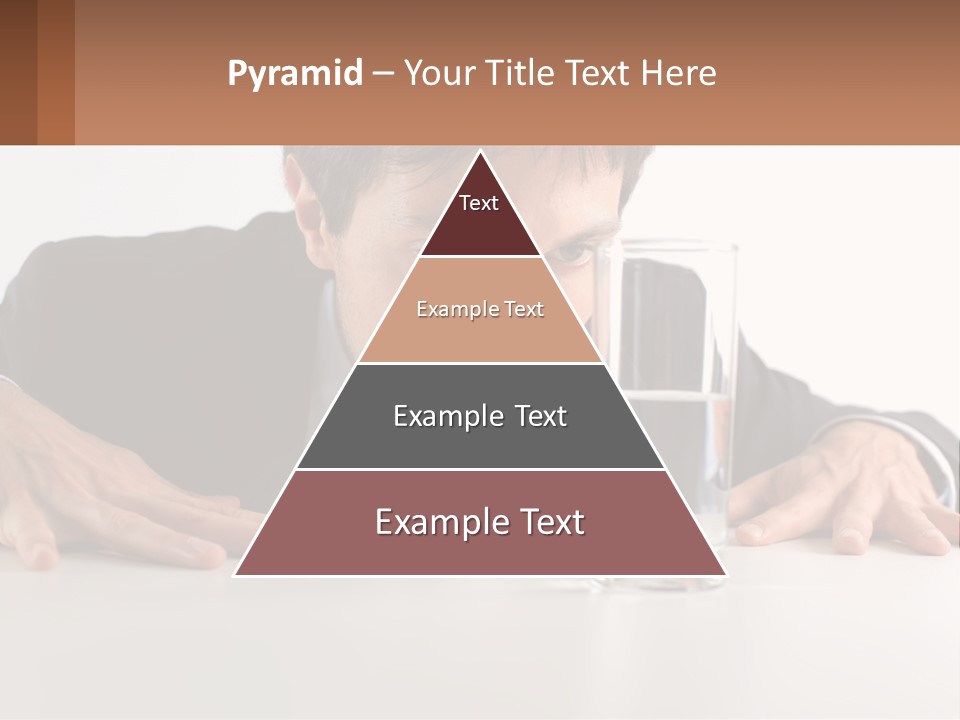 Elderly Sunrise White PowerPoint Template