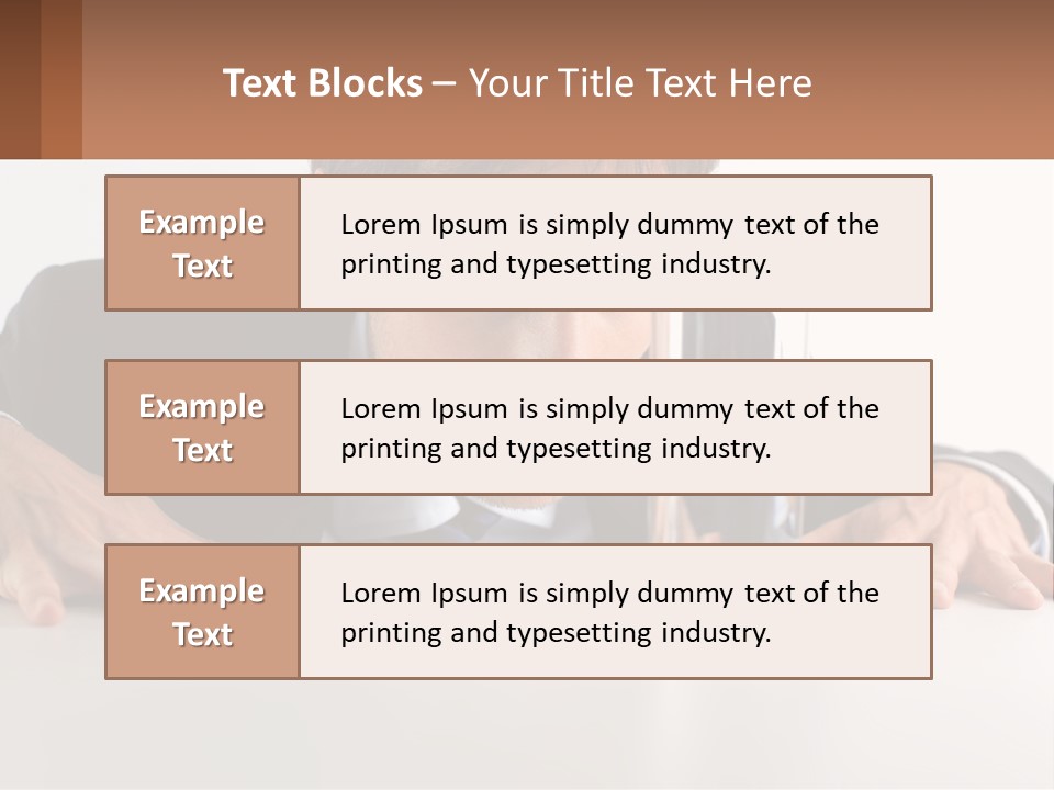 Elderly Sunrise White PowerPoint Template