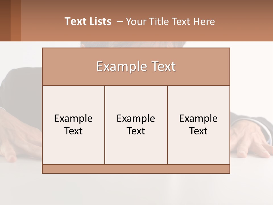 Elderly Sunrise White PowerPoint Template