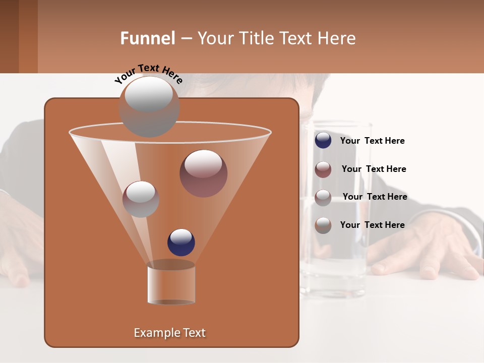 Elderly Sunrise White PowerPoint Template