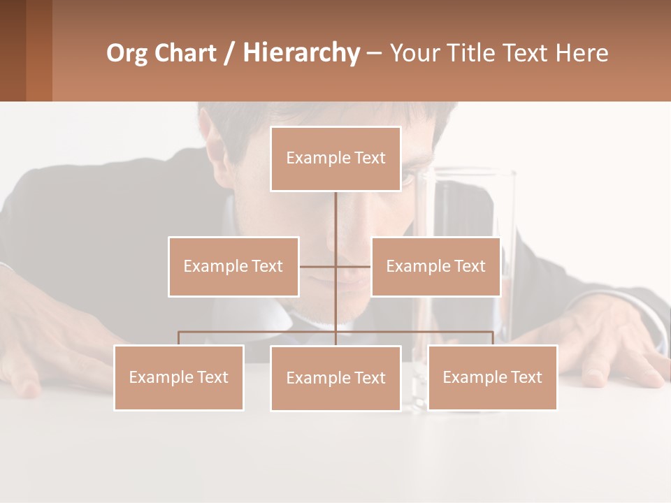 Elderly Sunrise White PowerPoint Template
