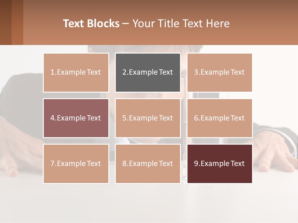 Elderly Sunrise White PowerPoint Template