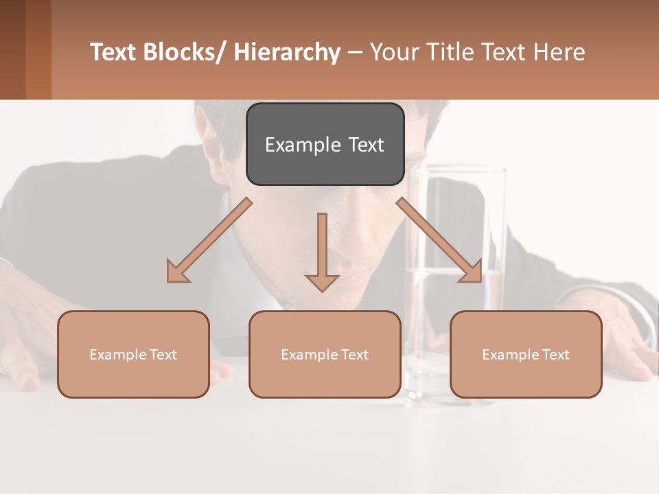 Elderly Sunrise White PowerPoint Template