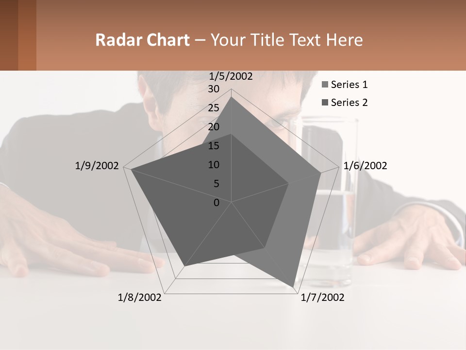 Elderly Sunrise White PowerPoint Template