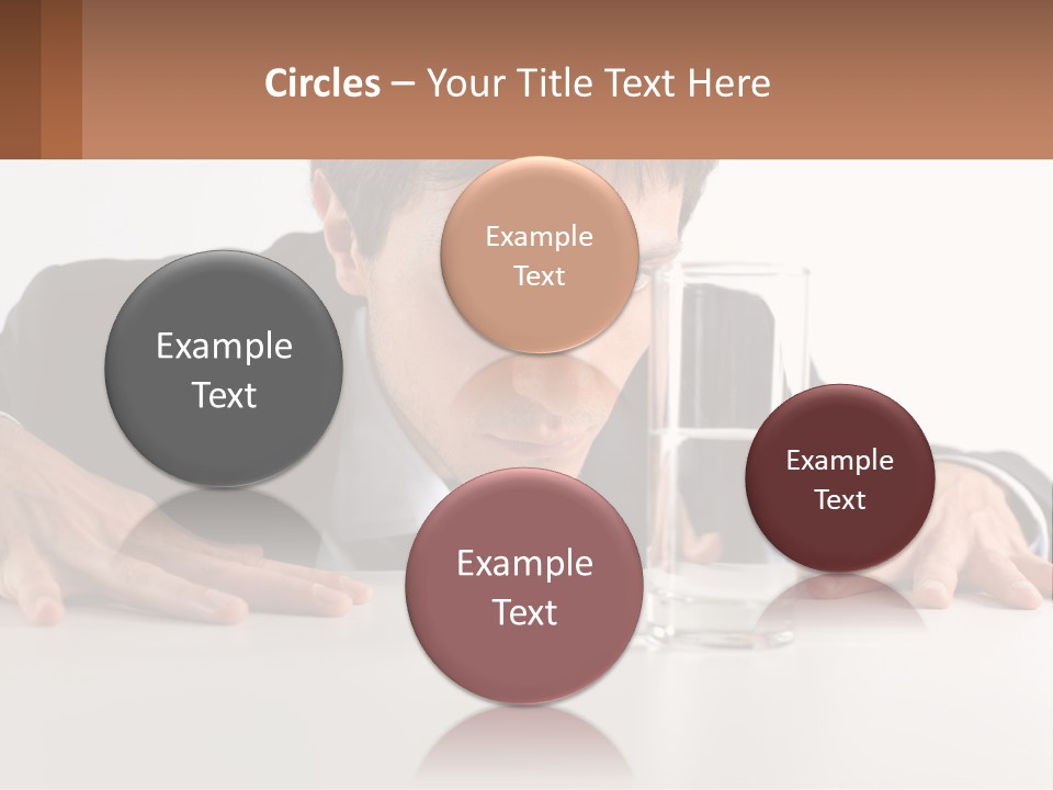 Elderly Sunrise White PowerPoint Template