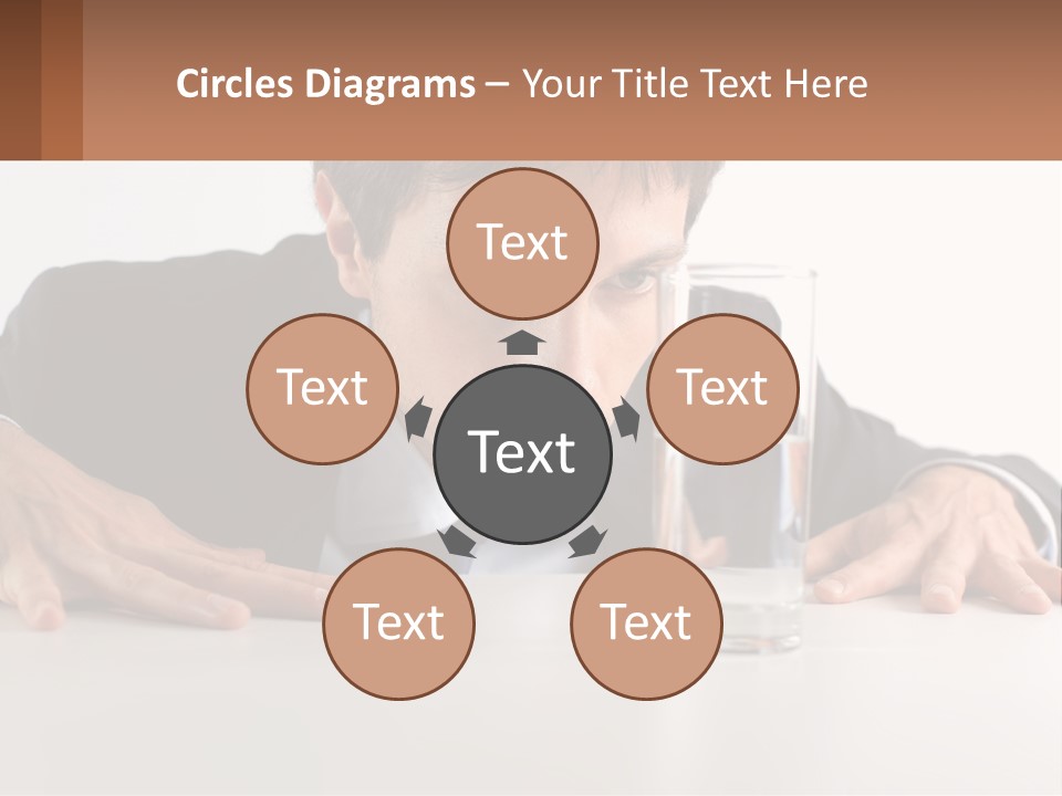 Elderly Sunrise White PowerPoint Template