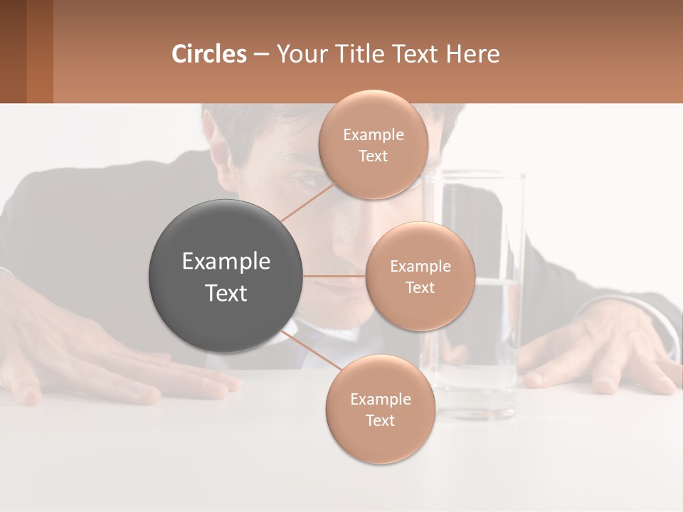 Elderly Sunrise White PowerPoint Template