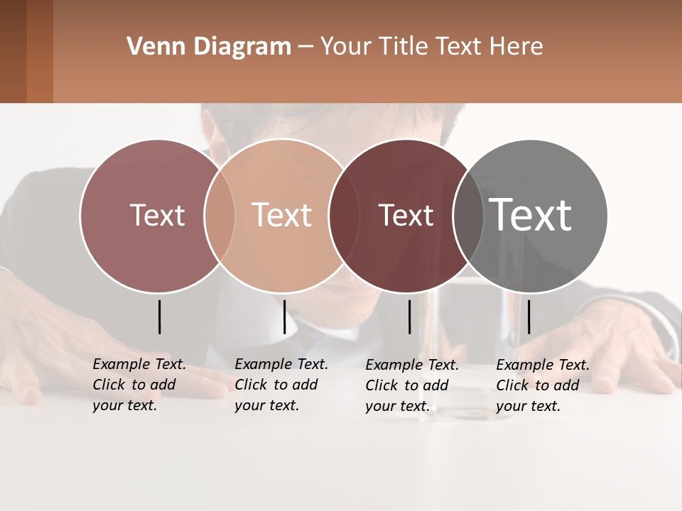 Elderly Sunrise White PowerPoint Template