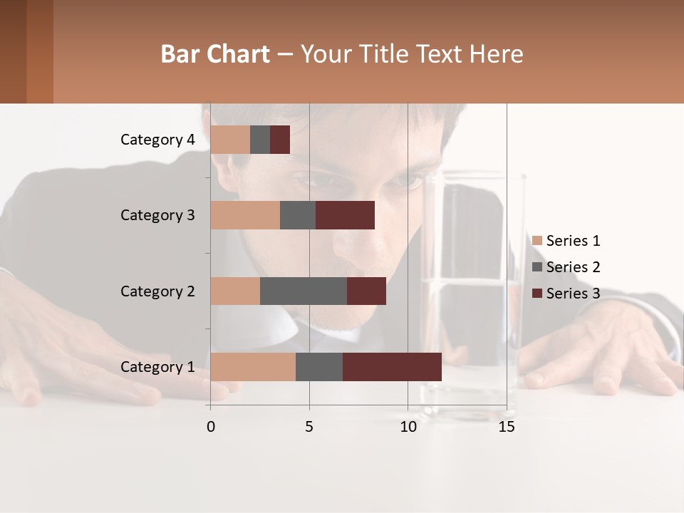 Elderly Sunrise White PowerPoint Template