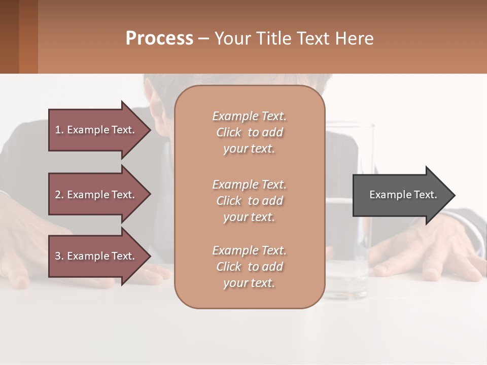 Elderly Sunrise White PowerPoint Template