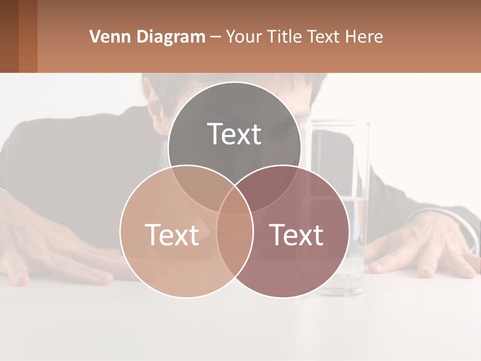 Elderly Sunrise White PowerPoint Template