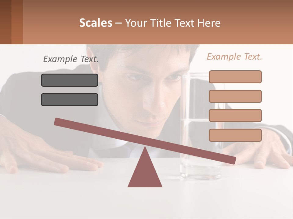 Elderly Sunrise White PowerPoint Template