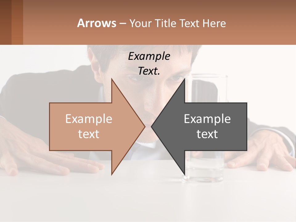 Elderly Sunrise White PowerPoint Template