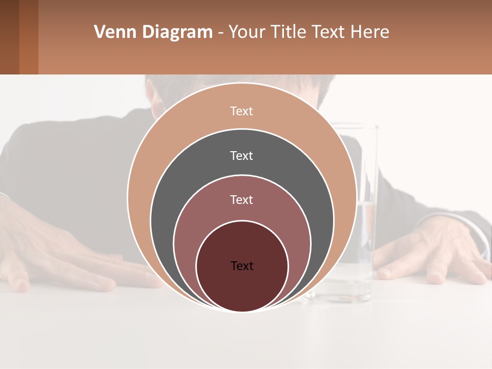 Elderly Sunrise White PowerPoint Template