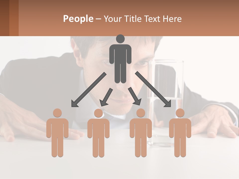 Elderly Sunrise White PowerPoint Template