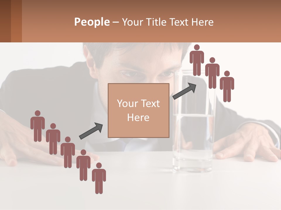 Elderly Sunrise White PowerPoint Template