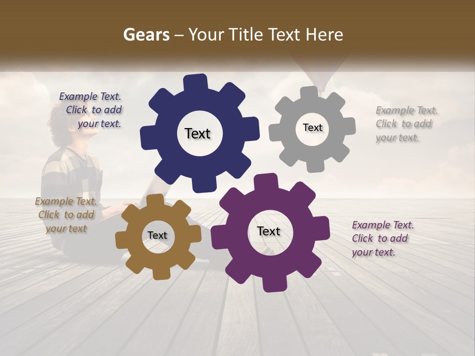 Parent Lifestyle Sunset PowerPoint Template